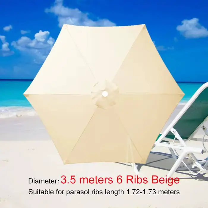 Tissu de rechange pour parasol de jardin extérieur