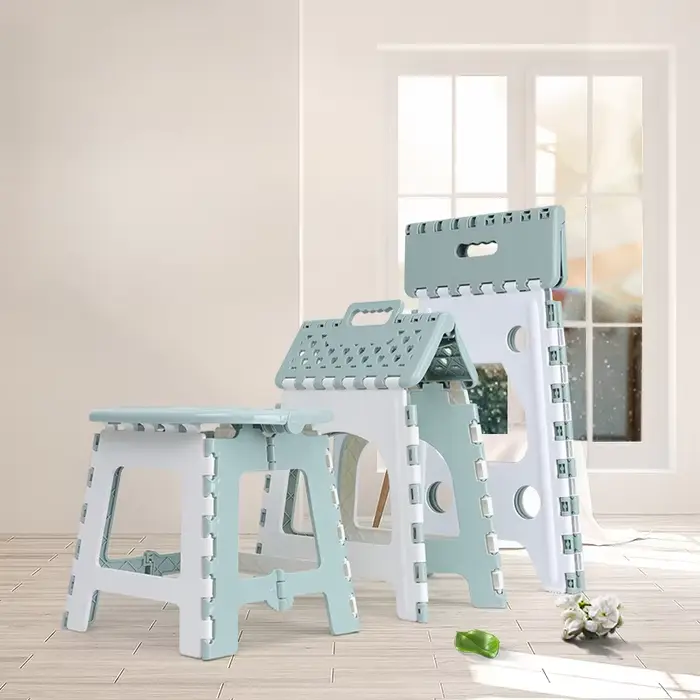 Chaise pliante d'extérieur, chaises pliantes portables en plastique épais, tabouret pliant multifonc