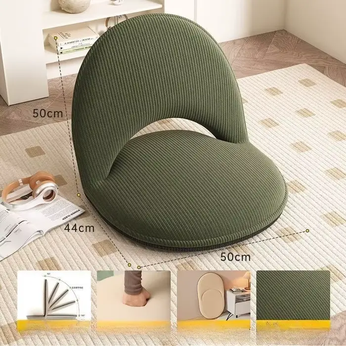 Chaise longue tatami pliable avec dossier pour s'asseoir et dormir, lit compact pour fenêtre en baie