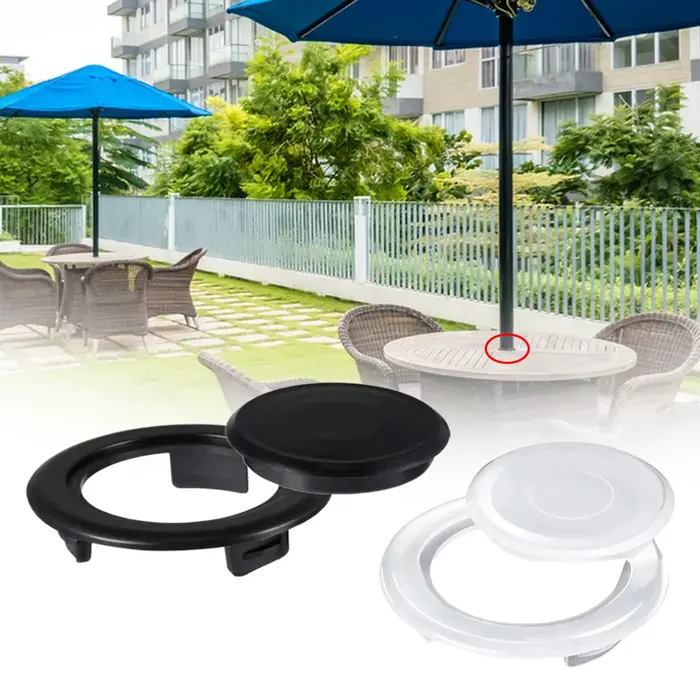 Anneau de trou de parapluie de table et capuchon