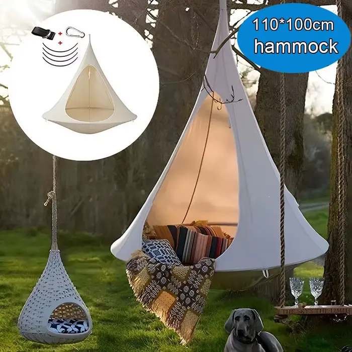 Hamac extérieur étanche Double Cacoon chaise suspendue capacité de poids 80KG utilisation extérieure
