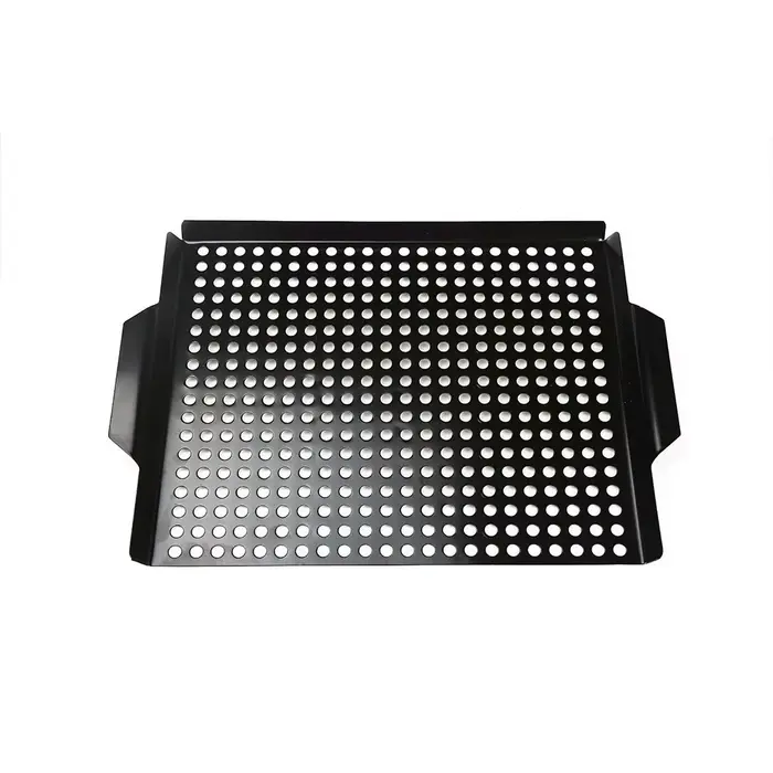 Plaque de cuisson barbecue résistante à la chaleur, revêtement antiadhésif, grande capacité, plaque