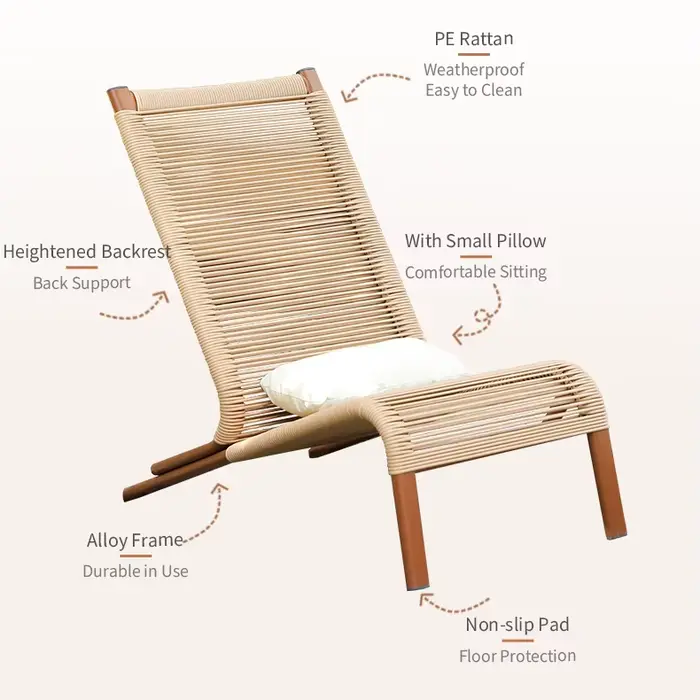Loisirs dimanche chaise longue balcon Patio