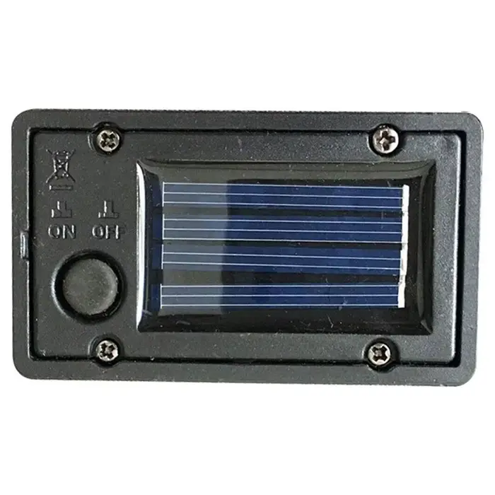 Lampe LED carrée pour jardin et pelouse, boîtes de rangement pour batterie solaire, accessoire étanc