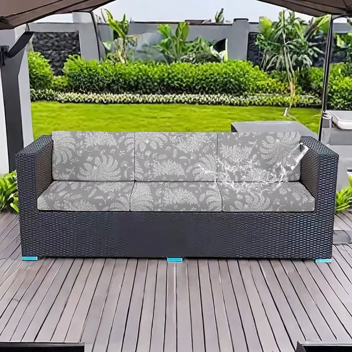 Housse de protection imperméable et anti-poussière pour coussin de canapé d'extérieur, idéale pour c