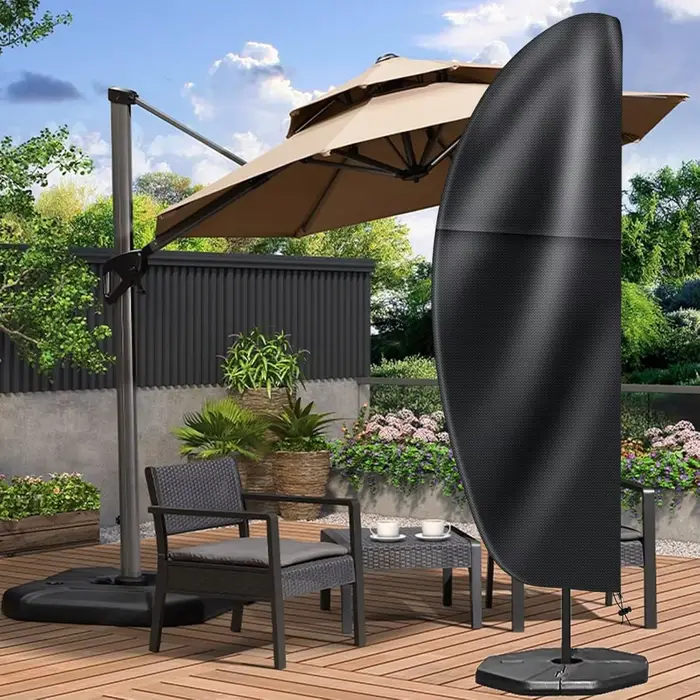 Housse de parasol de patio en tissu Oxford 420D