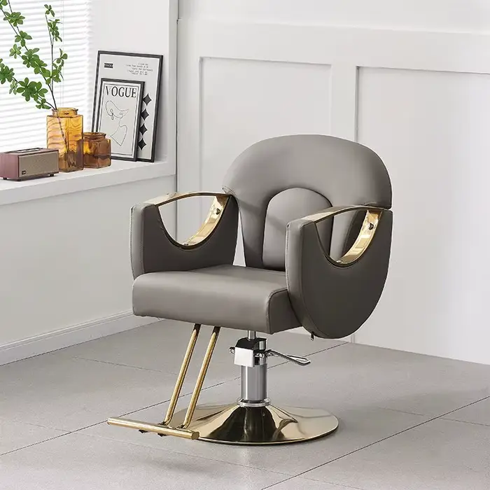 Fauteuil de Salon au Design Vintage, Luxe Moderne, Tendance, Esthétique Nordique, Mobilier de Coiffu