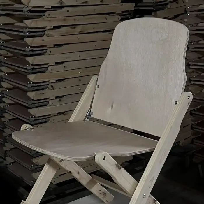 Chaises pliantes rétro en bois massif, dossier pour balcon, Compact, maison, café, Table basse, sièg