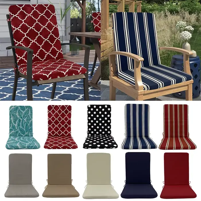 Coussins de siège d'extérieur pour chaises de jardin