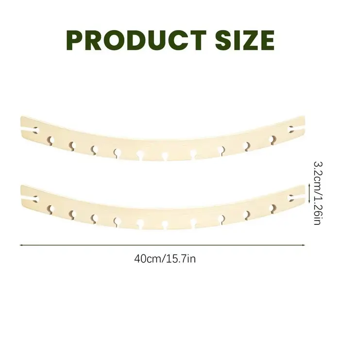 Barre de support pour hamac, 2 pièces, en bois, portables, détachables, pièces de rechange pour hama