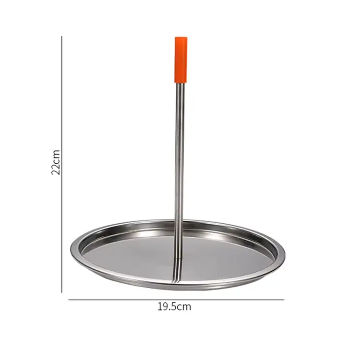 Rôtissoire jetable T1 en acier inoxydable, support vertical antiadhésif de qualité alimentaire, acce