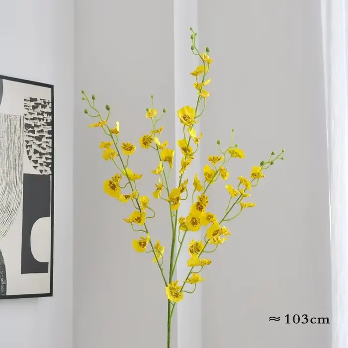 Orchidée phtalorchidée artificielle à 5 fourches Wenxin, décoration de sol pour la maison, le salon,