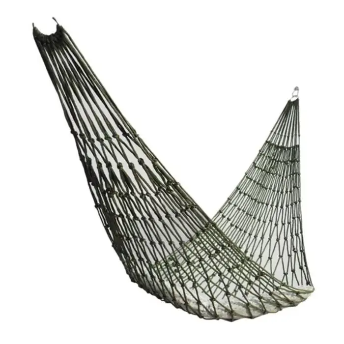 Hamac de camping portable en toile épaisse, large et robuste, pour le loisir et le couchage en extér