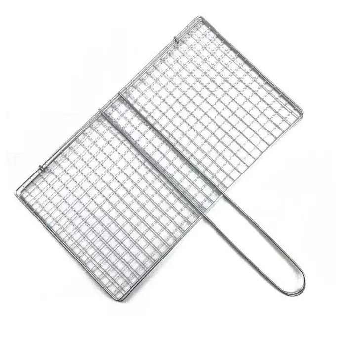 Mir à griller pour barbecue, filet pour steak, viande, poisson, légumes
