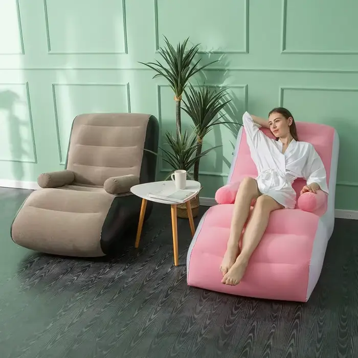 1Pc gonflable paresseux canapé maison loisirs mode confortable gonflable Air lit de couchage intérie