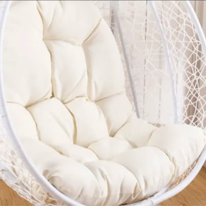 Coussins de chaise en forme d'œuf, pour mobilier d'extérieur, imperméable, remplacement pour chaises