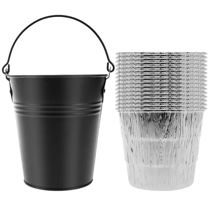 Seau à graisse pour fumeur adapté aux grilles en acier de grande capacité Traeger, seau à gouttes av