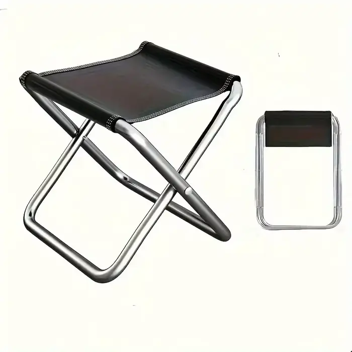 Tabouret pliant compact ultra léger, durable, portable, design peu encombrant pour les voyages, le c