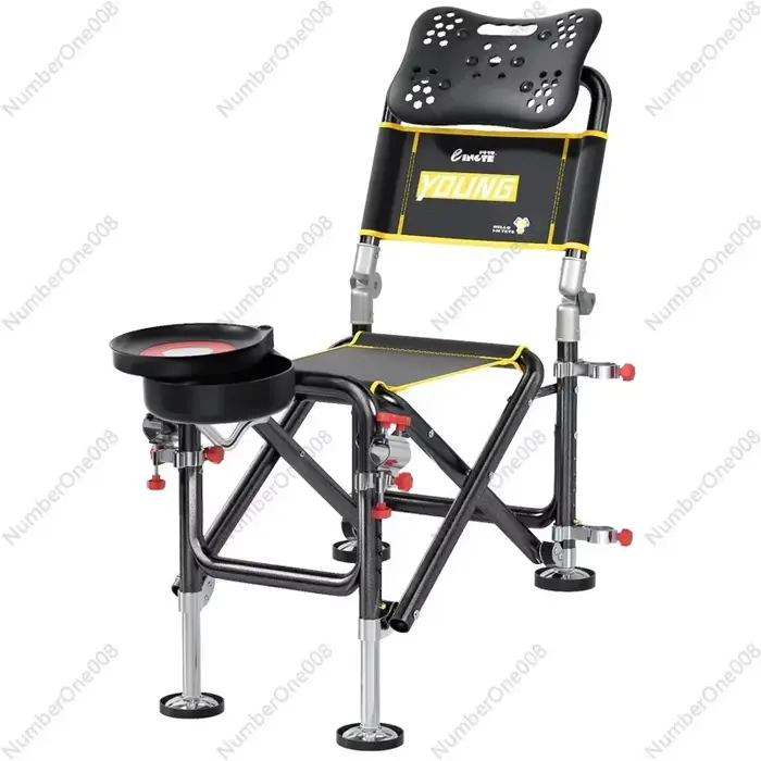 Pêche/chaise/chaise de pêche chevalier multifonctionnelle tout terrain pliable pêche/chaise/chaise d
