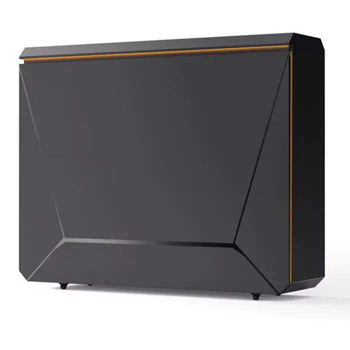 Abri de cuisine extérieur en aluminium en forme de L personnalisé avec comptoir de bar sur le toit, 