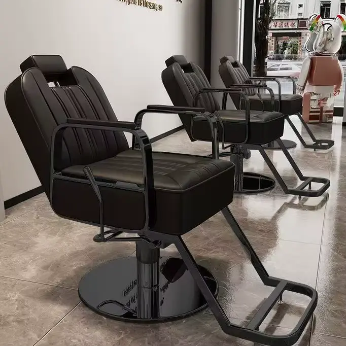 K – chaises modernes haut de gamme en forme d'acier, utilisées pour les salons de coiffure, les salo