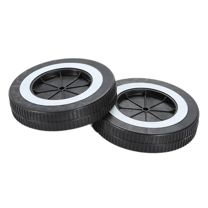 Roues de Barbecue à Gaz Faciles à Installer, 2 Pièces