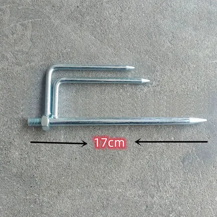Support de Parasol 17/21cm, 1 pièce, pince à pointe de sol pour activités de plein air avec Interfac
