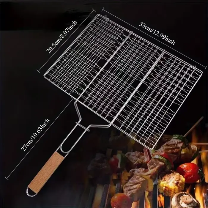 Clip en maille pour barbecue, Durable, sûr et Non toxique, pince en maille pour barbecue à légumes e