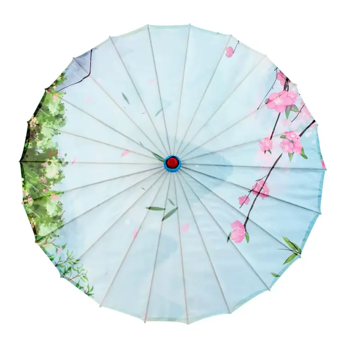 Parasol huilé fait à la main, parapluie de danse classique, art chinois et japonais, mariage, 32 po