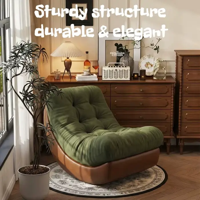 Fauteuil à bascule surdimensionné