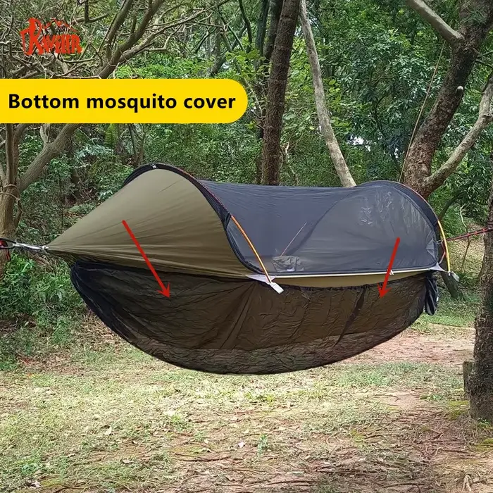 2025 voyageur hamac bas moustiquaire couverture extérieure hamac détachable moustiquaire camping ham