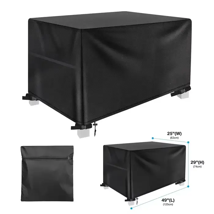 Housses de meubles d'extérieur imperméables, pluie, neige, poussière, coupe-vent, Anti-UV, tissu Oxf