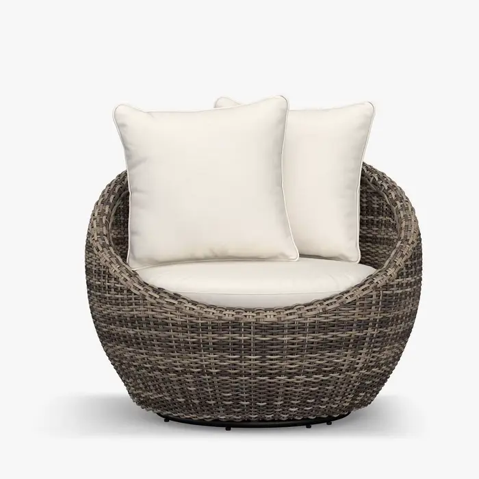 Meubles d'extérieur canapé chaise de jardin ensemble patio haut de gamme en aluminium avec salon en