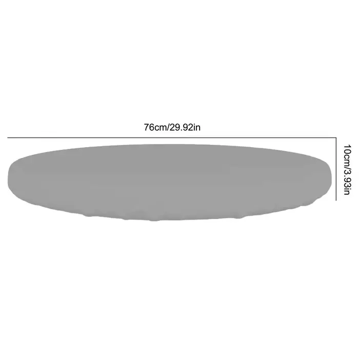 Juste de Protection Imperméable pour Table Ronde et Meubles de Jardin d'Extérieur, Couverture contre