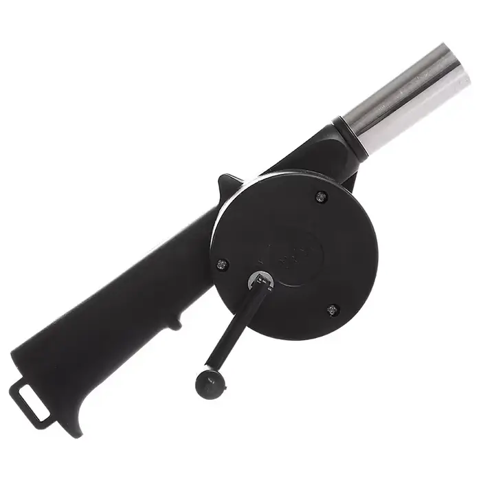 Souffleur de barbecue portable à manivelle pour cuisson en extérieur, ventilateur d'air, accessoires