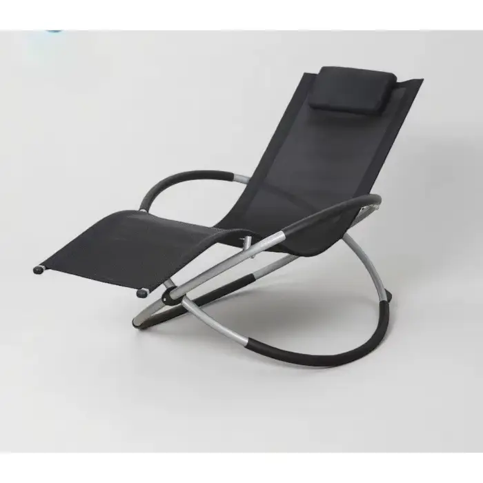 Chaise inclinable d'extérieur, chaise planète, à bascule, en fer, papillon, de jardin, de cour, de b