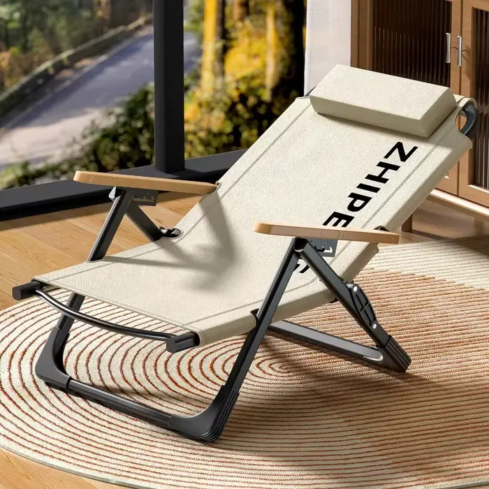 Mobilier d'extérieur de Camping chaises de plage pliantes chaises longues de jardin extérieur léger 