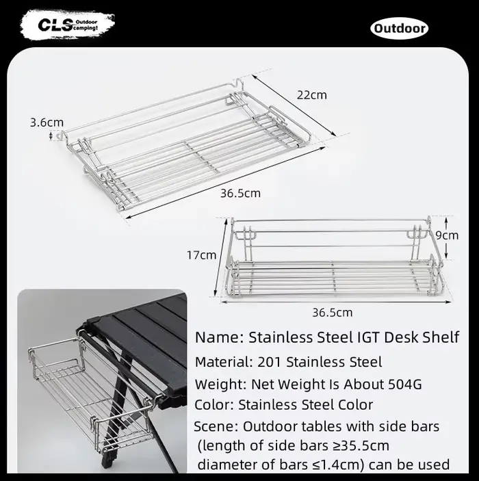 Table de camping portable Mountainhiker pour barbecue, pique-nique extérieur, réchaud à gaz pliable,