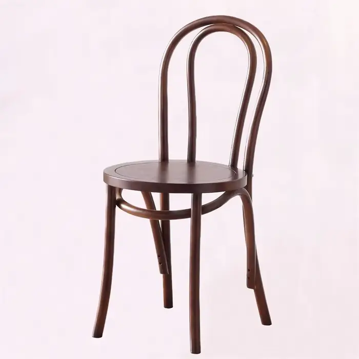 Chaise de salle à manger Vintage en bois d'acacia, dossier en rotin tissé, Style rétro, ensemble de 