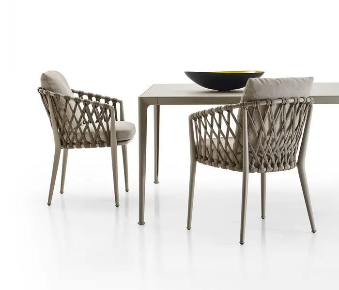 BFP maison Table chaise ensemble meubles rotin chaise de jardin café chaise de jardin meubles de Pat