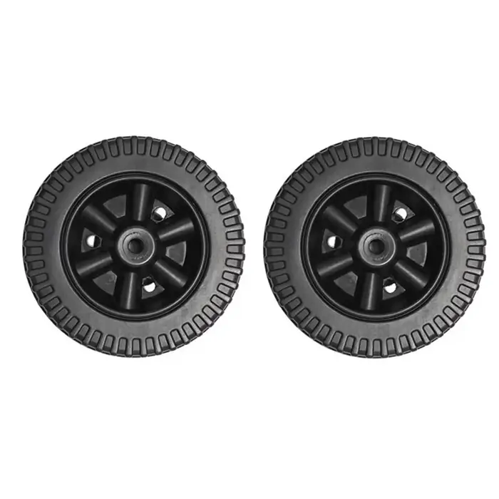 Roues de remplacement pour grille de barbecue, accessoires de four, roue moulée par soufflage de 6 p