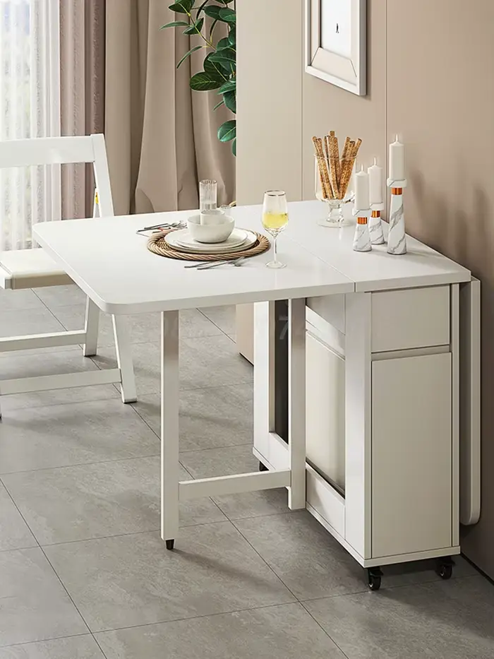 Table à Manger Pliable pour Petit Ménage
