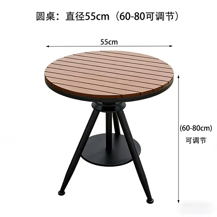 Table de balcon pour patio, table basse ronde, petites tables de jardin, table d'appoint pliable, Ta