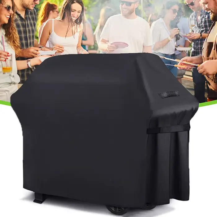 Juste de protection ronde pour barbecue d'extérieur