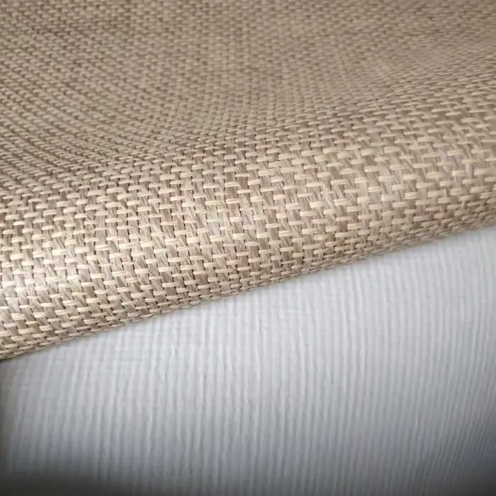 L:2.5 mètres de largeur: 450mm Design hôtel décorer herbe naturelle tissu meubles autocollant bricol