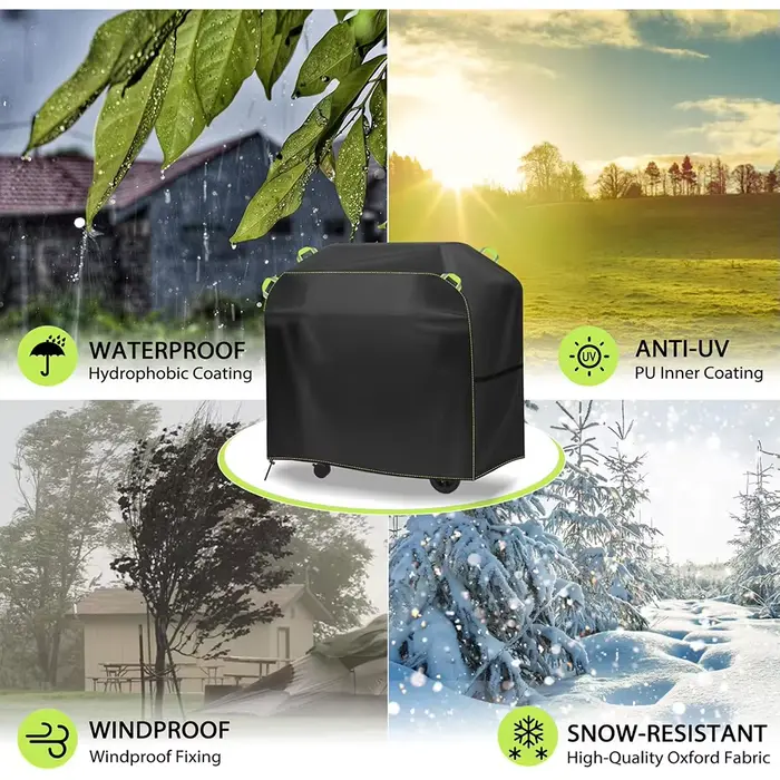 Housse de protection contre la pluie pour barbecue