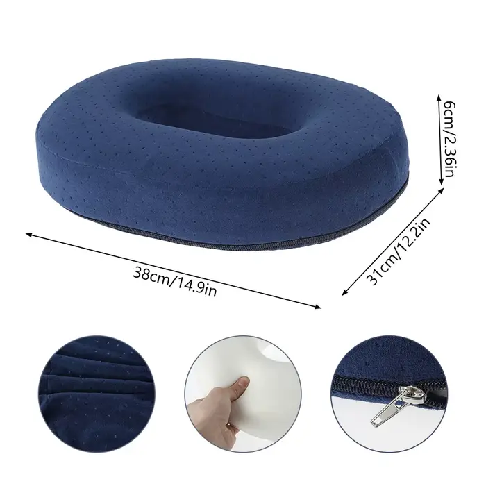 Coussin de siège de chaise en mousse à mémoire de forme, anneau Donut confortable, oreiller pour fem