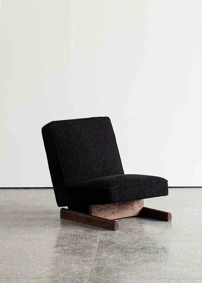 Fauteuil lounge vintage en bois massif, fauteuil d'appoint nordique, design rétro pour salon, balcon