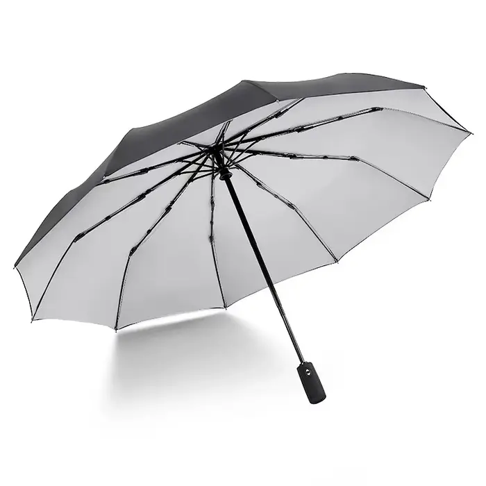Parasol d'extérieur Double couche à 10 os, ouverture et fermeture entièrement automatiques du parapl