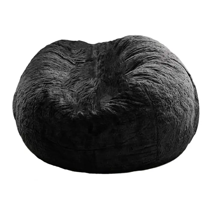 Pas de peluche gris pouf chaise géante pouf Pouf canapé-lit bouffée Futon chambre siège Tatami Relax
